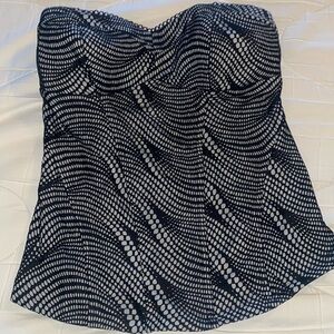 Black and Silver corset top